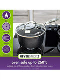 Eaziglide Neverstick2 Aluminium Non-Stick Saucepan 20cm - British product