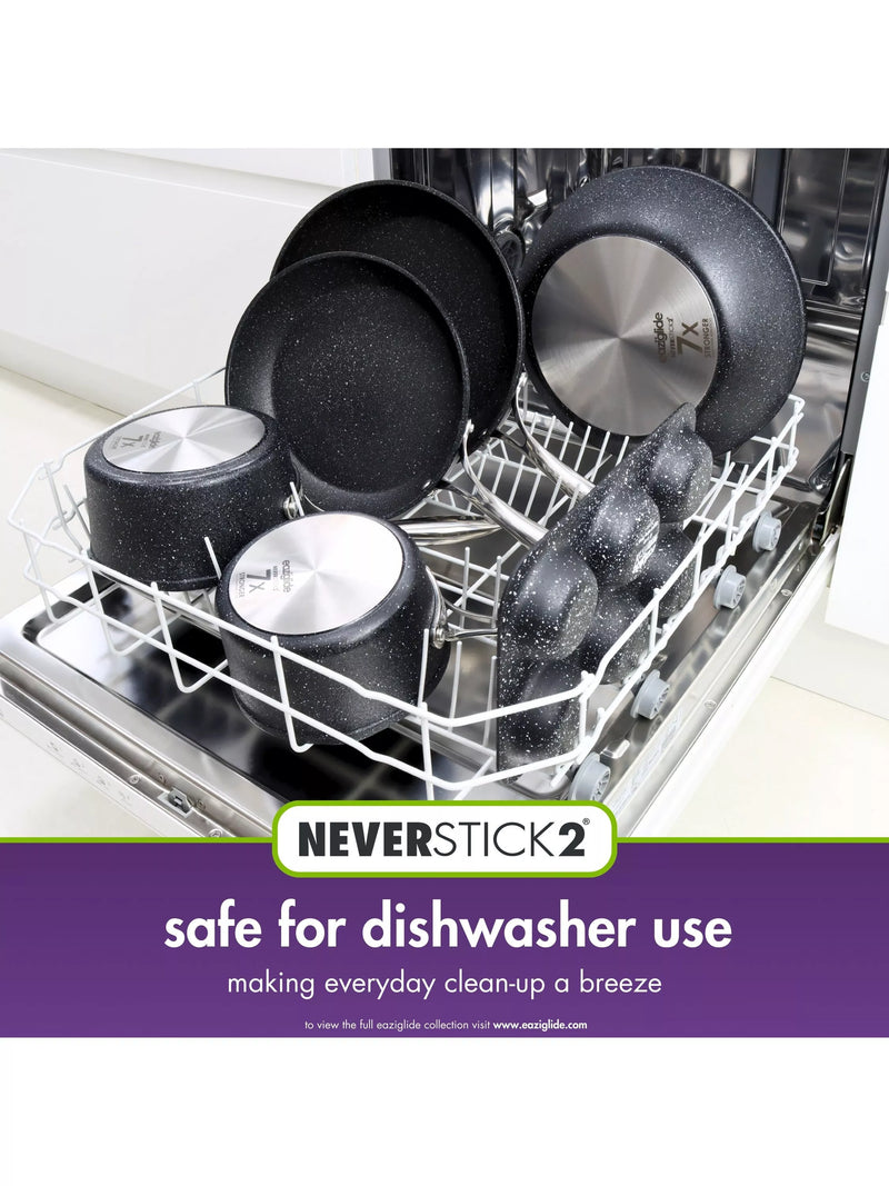 Eaziglide Neverstick2 Aluminium Non-Stick Saucepan 20cm - British product