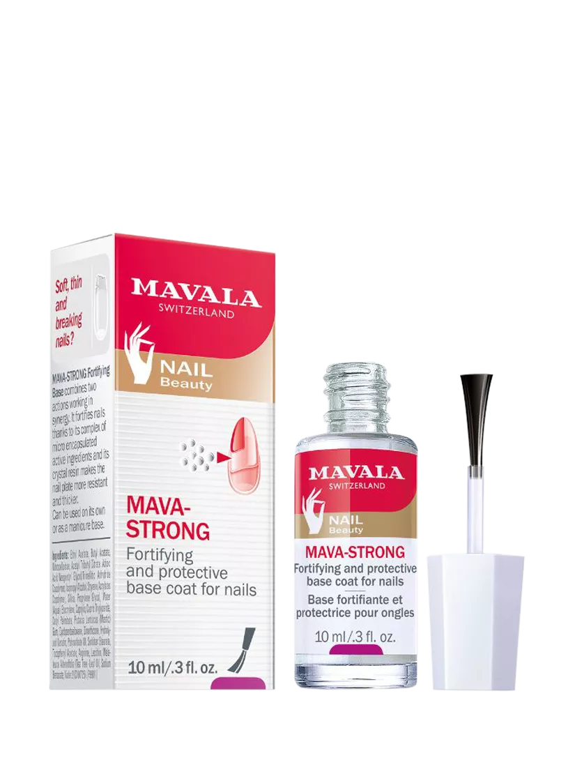 Mavala Mava-Strong Fortifying Base Coat 10ml, imported from the UK
