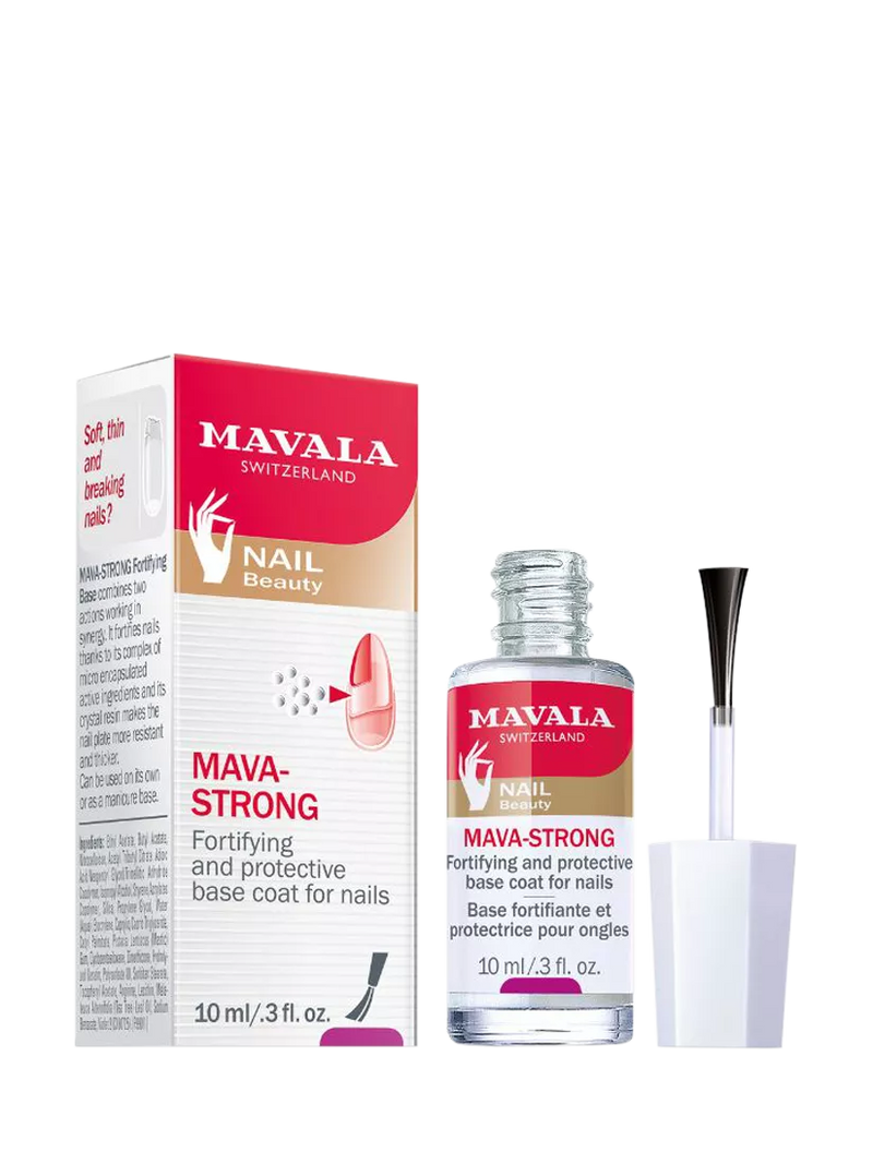 Mavala Mava-Strong Fortifying Base Coat 10ml, imported from the UK