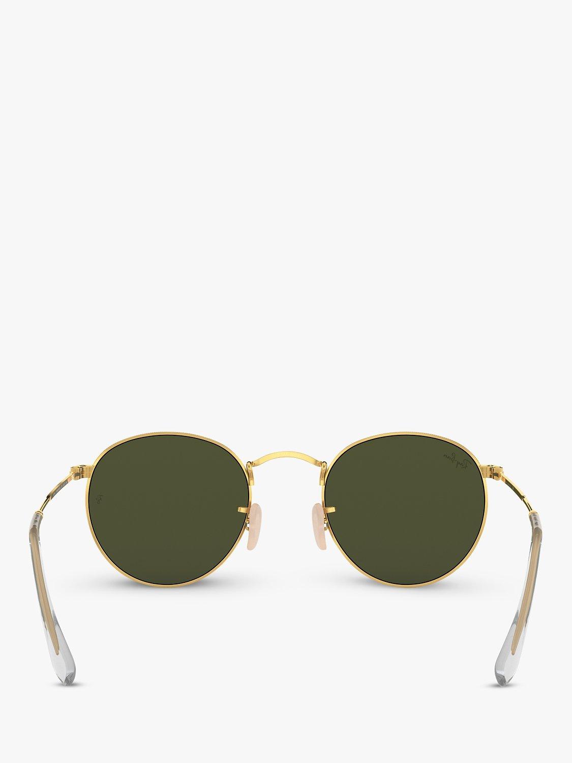 Ray-Ban RB3447 round metal sunglasses lens width 53mm (British brand)
