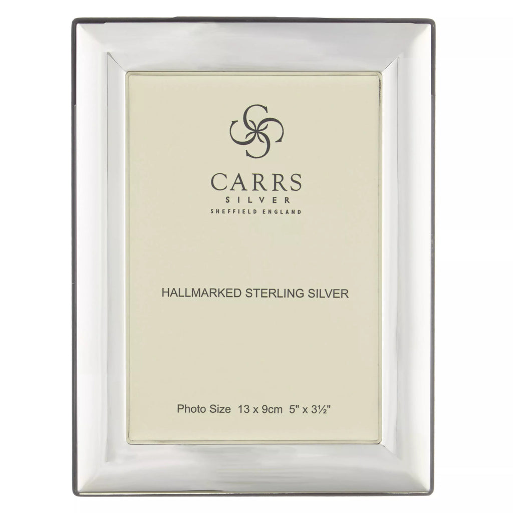 Carrs Berkeley Plain Photo Frame, Sterling Silver