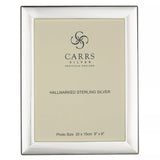 Carrs Berkeley Plain Photo Frame, Sterling Silver