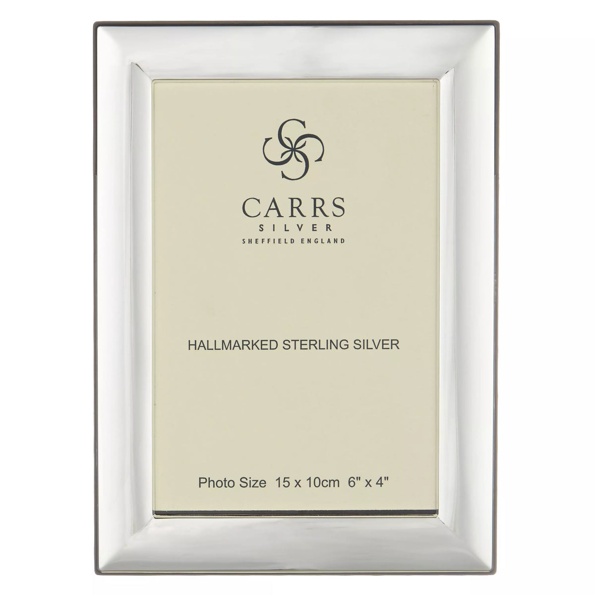 Carrs Berkeley Plain sterling silver photo frame 18x13.5cm - British product