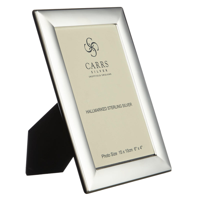Carrs Berkeley Plain sterling silver photo frame 18x13.5cm - British product