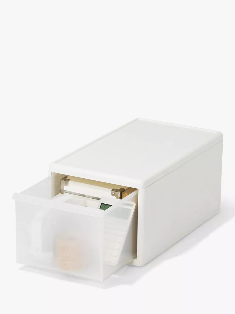 Like-it modular storage drawer medium white W25.5cm (British brand)