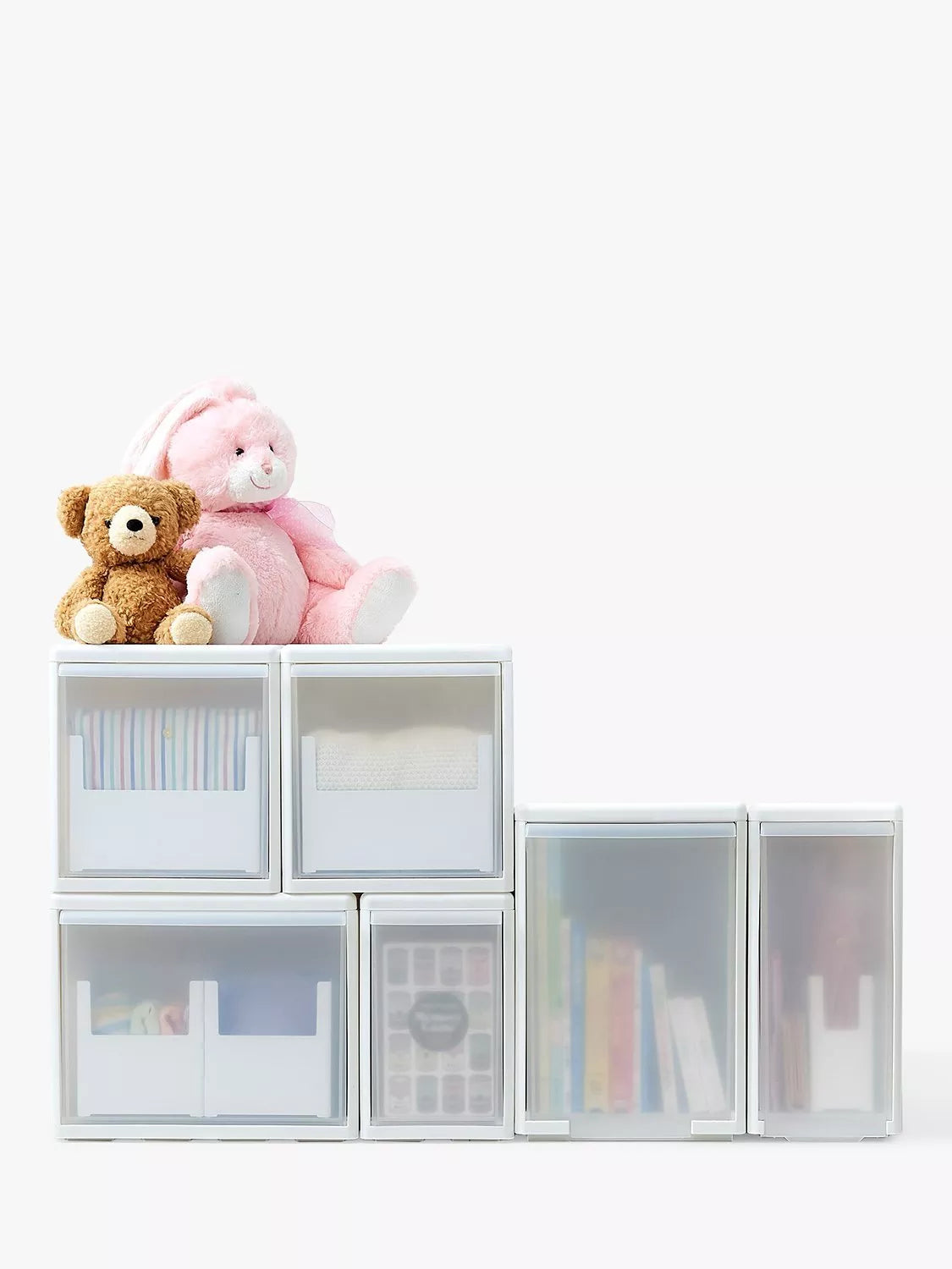 Like-it white medium storage drawer W34cm, imported from the UK