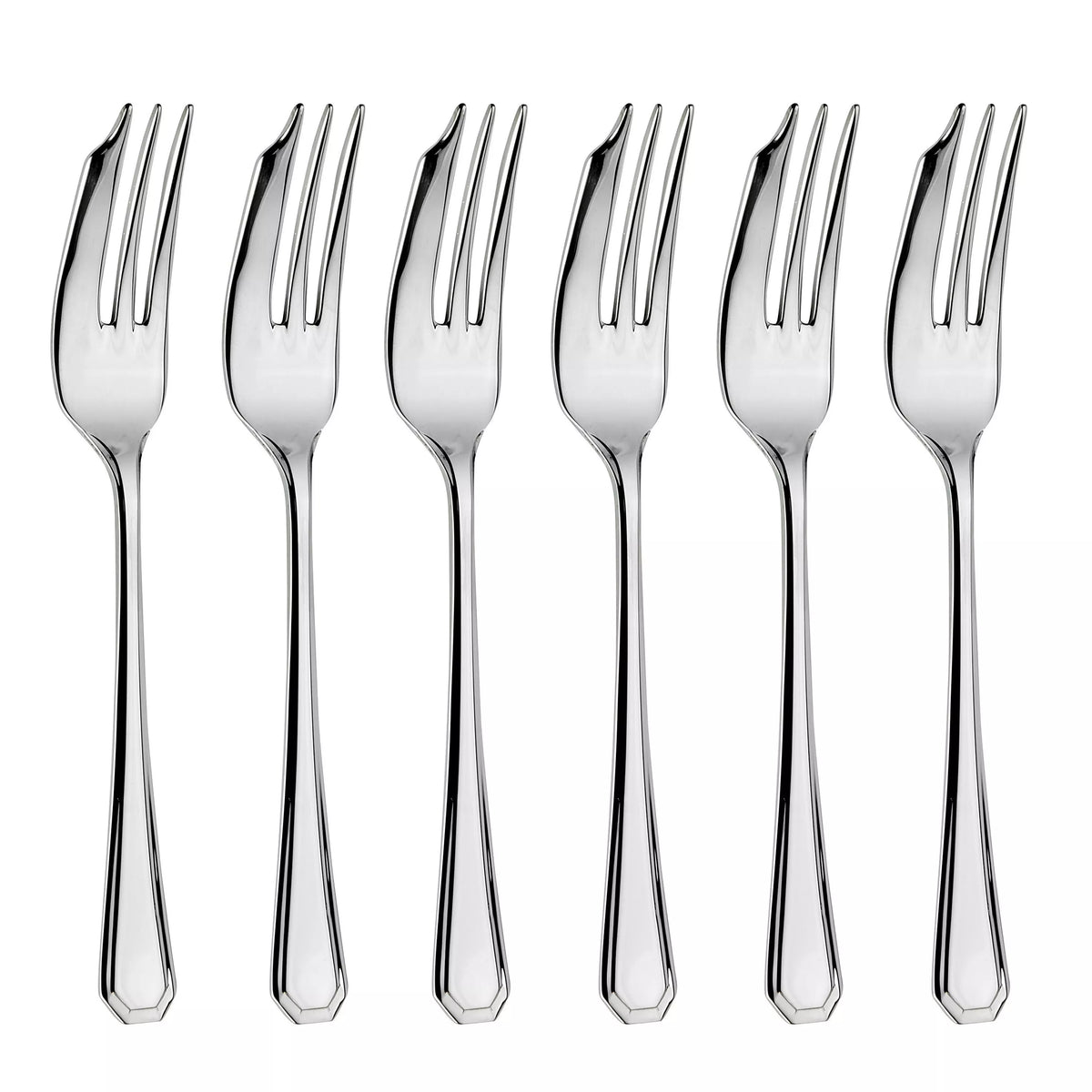 Arthur Price Grecian pastry forks set of 6 - British product