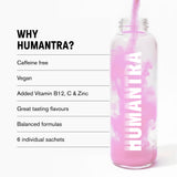Humantra lychee zero sugar electrolyte drink sachets 6x3.9g, imported from the UK