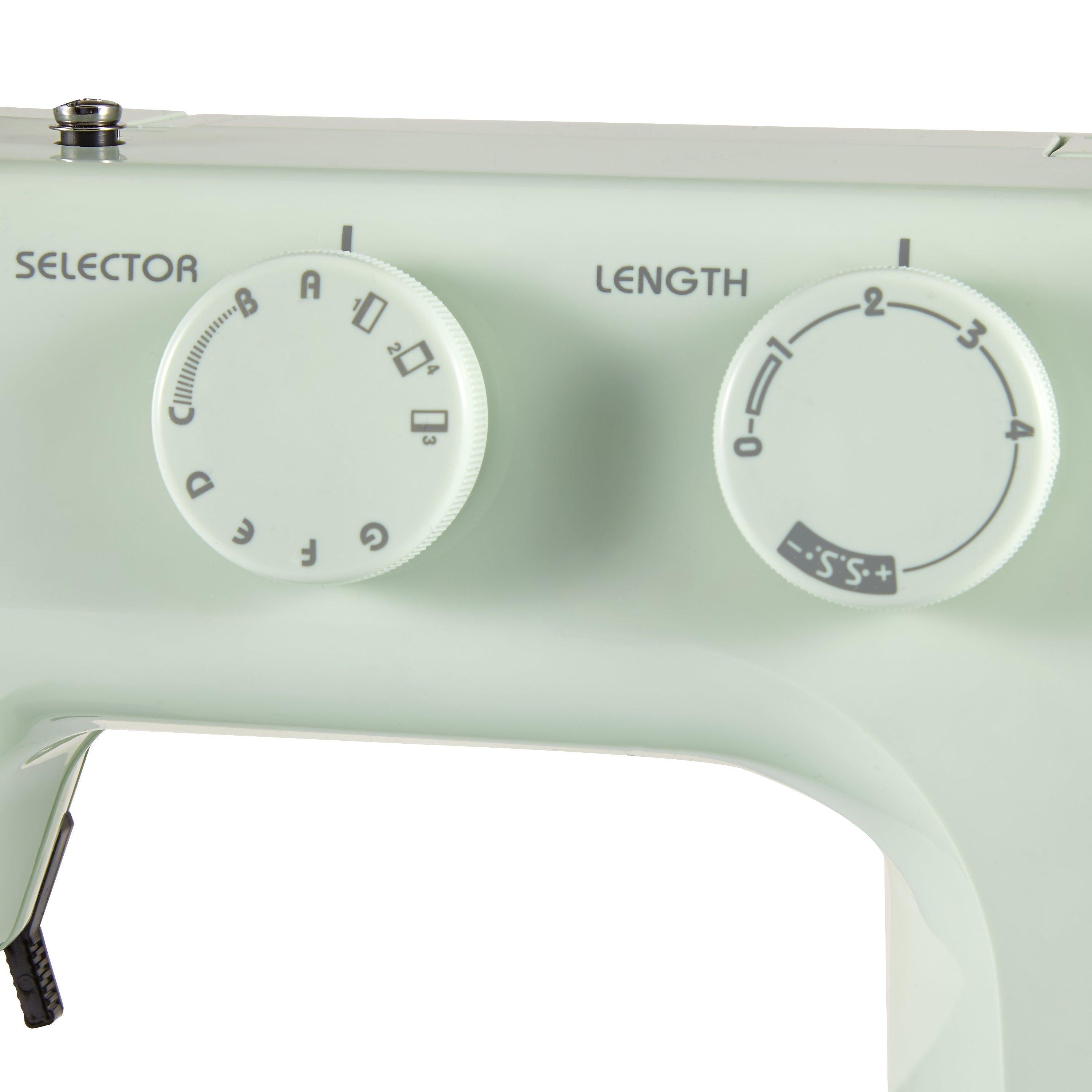 John Lewis sewing machine in peppermint color, UK version