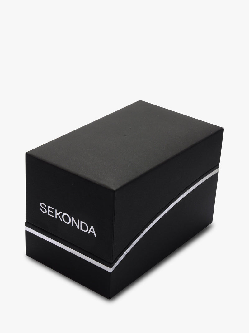 Sekonda men's day date watch 38mm steel, imported from the UK