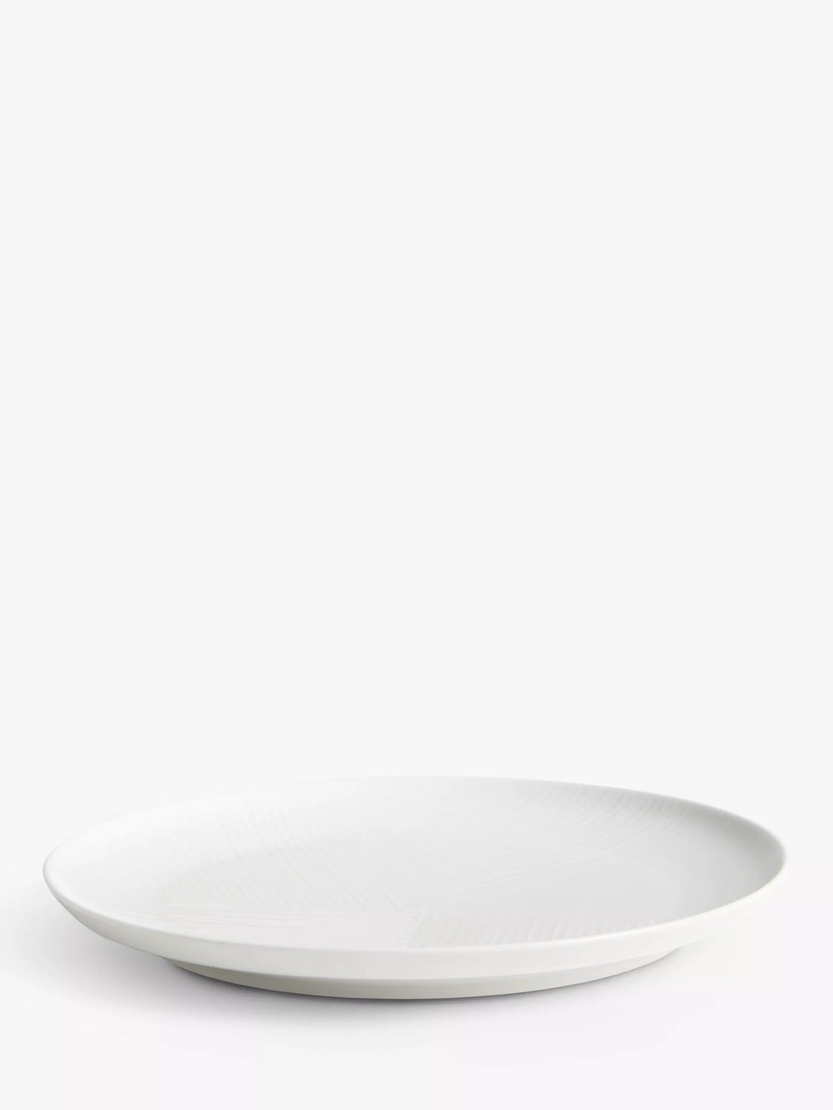 John Lewis porcelain coupe dinner plate 28cm, UK version