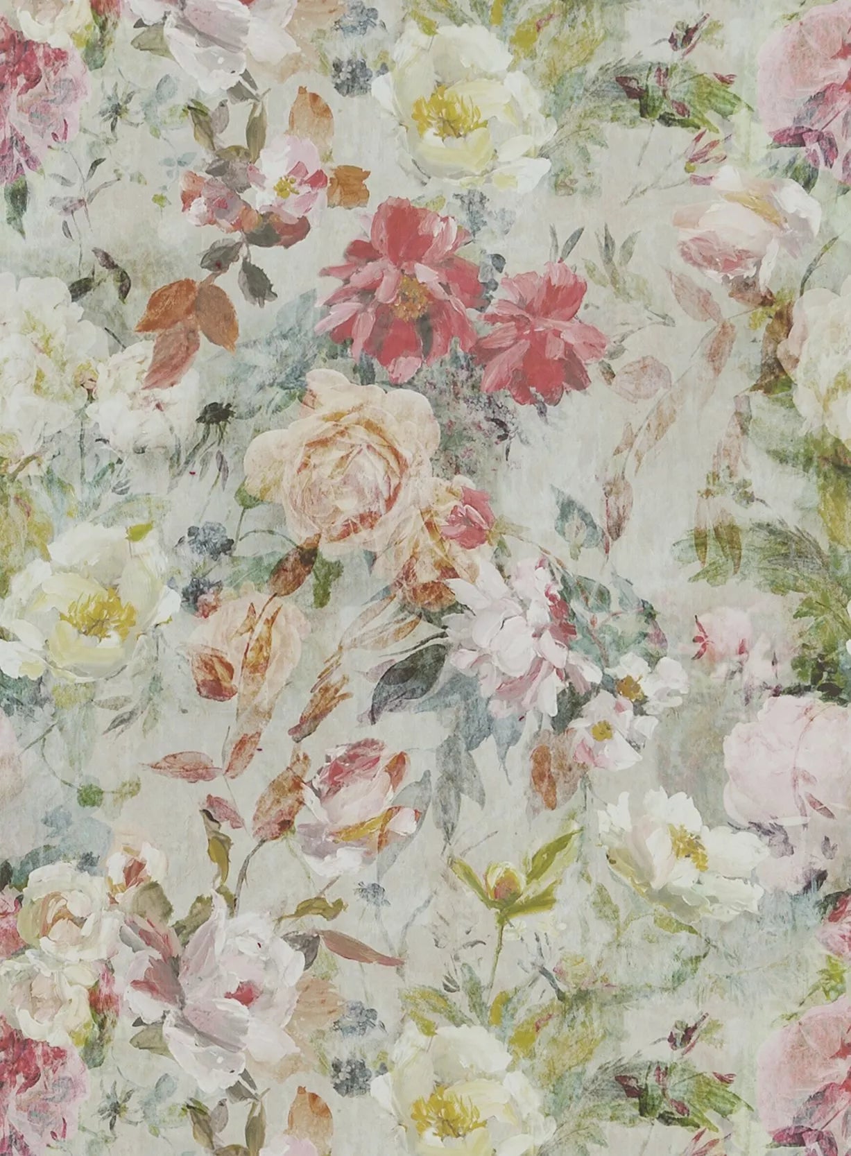 Designers Guild Jardin des Plantes Marianne Paste the Wall Wallpaper, Linen PDG712/03