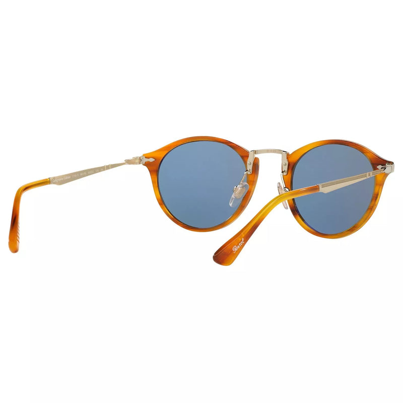 Persol Calligrapher Edition oval sunglasses Havana blue (British brand)