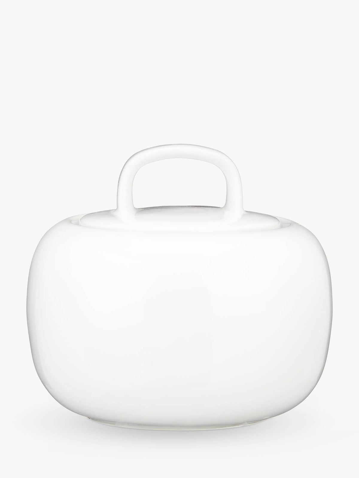 John Lewis white porcelain covered sugar bowl, UK version