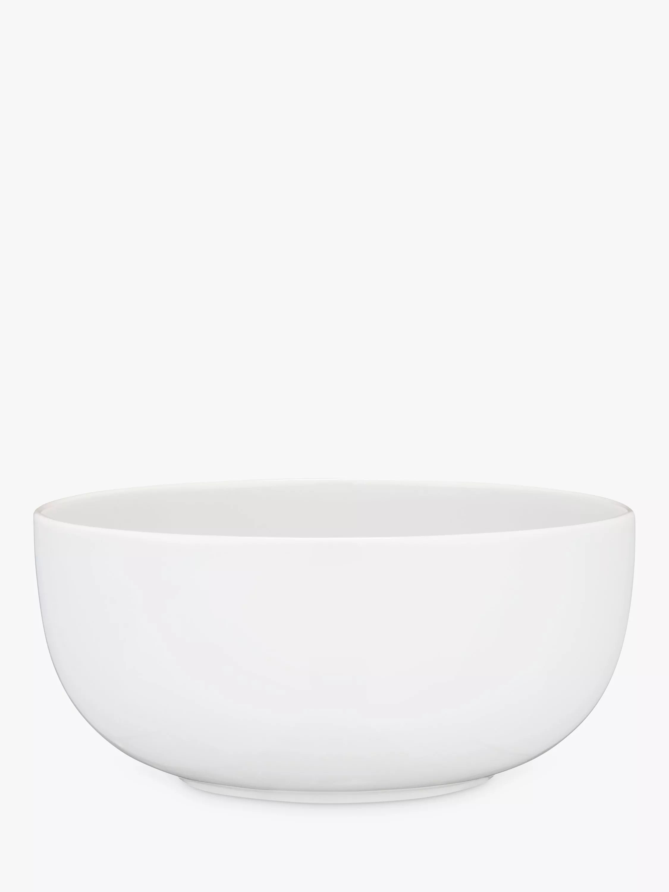 John Lewis Dine Porcelain Noodle Bowl 18cm white, imported from the UK