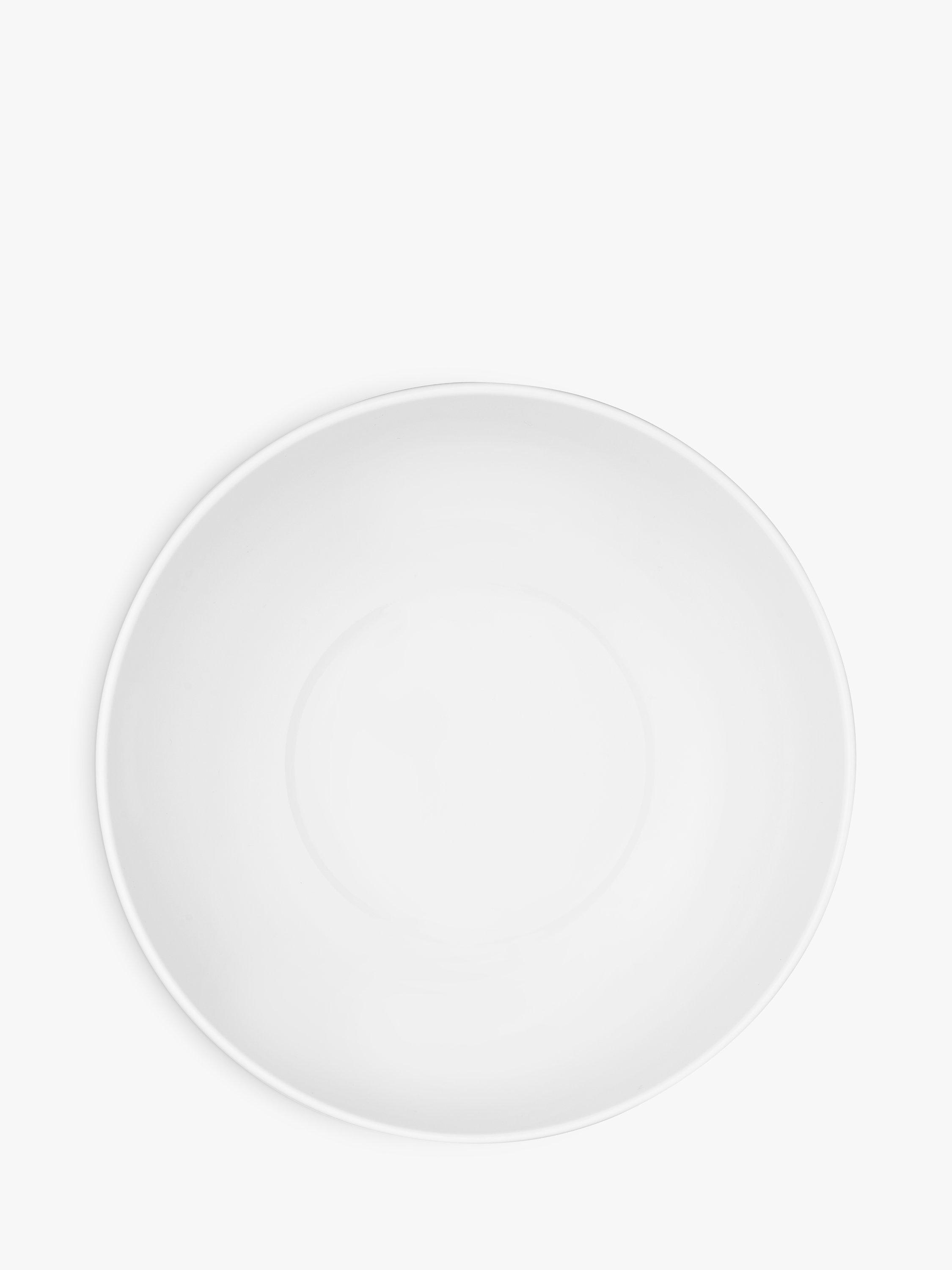 John Lewis Dine Porcelain Noodle Bowl 18cm white, imported from the UK