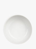 John Lewis porcelain cereal bowl white 16cm, imported from the UK