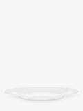 John Lewis porcelain coupe side plate 22cm white, imported from the UK