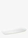 John Lewis Dine Narrow Porcelain Platter, 32cm, White