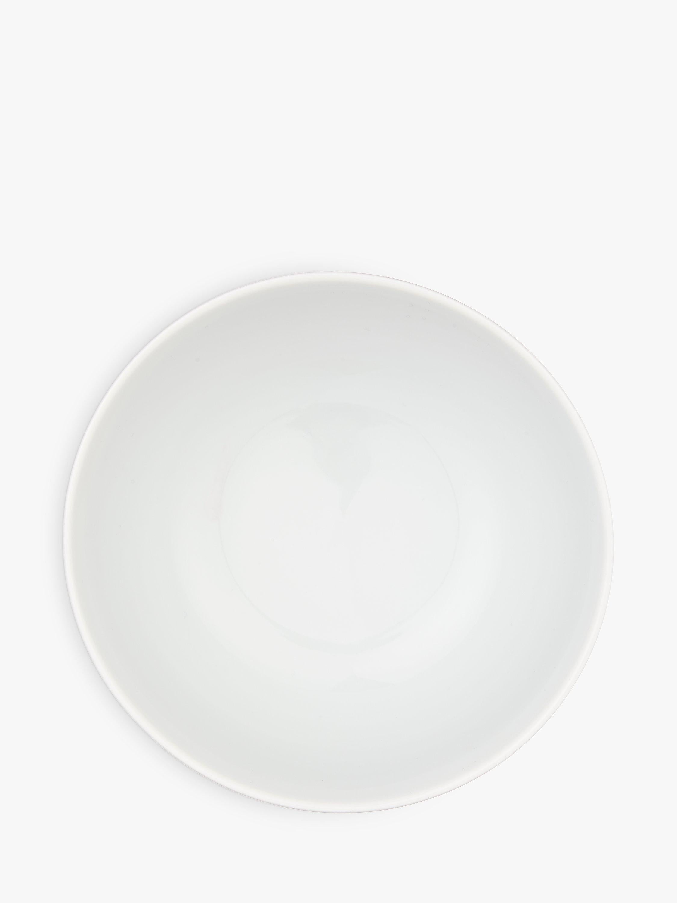 John Lewis Dine white porcelain cereal bowl 14.5cm, imported from the UK