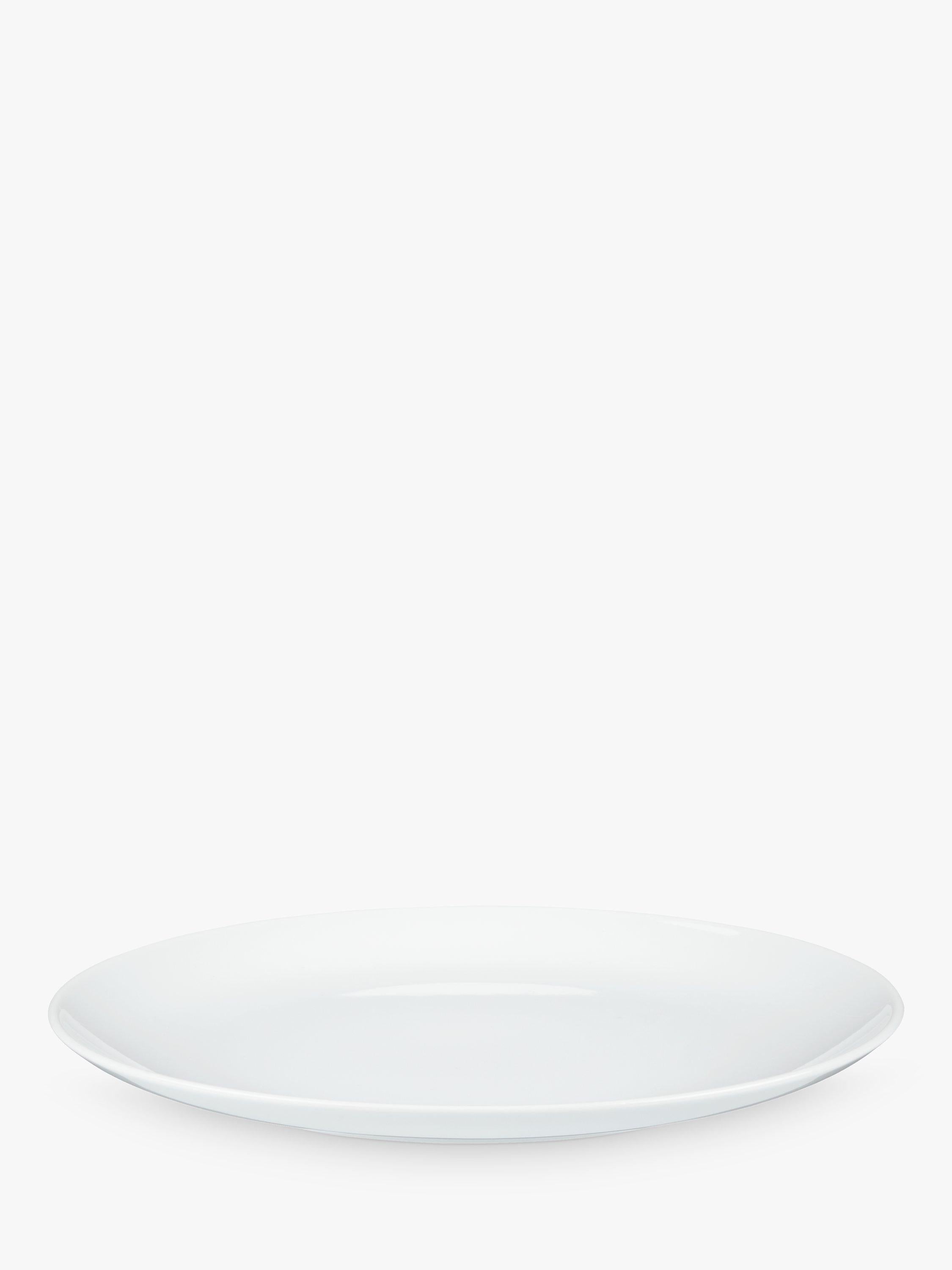 John Lewis porcelain side plate 18cm white - British product