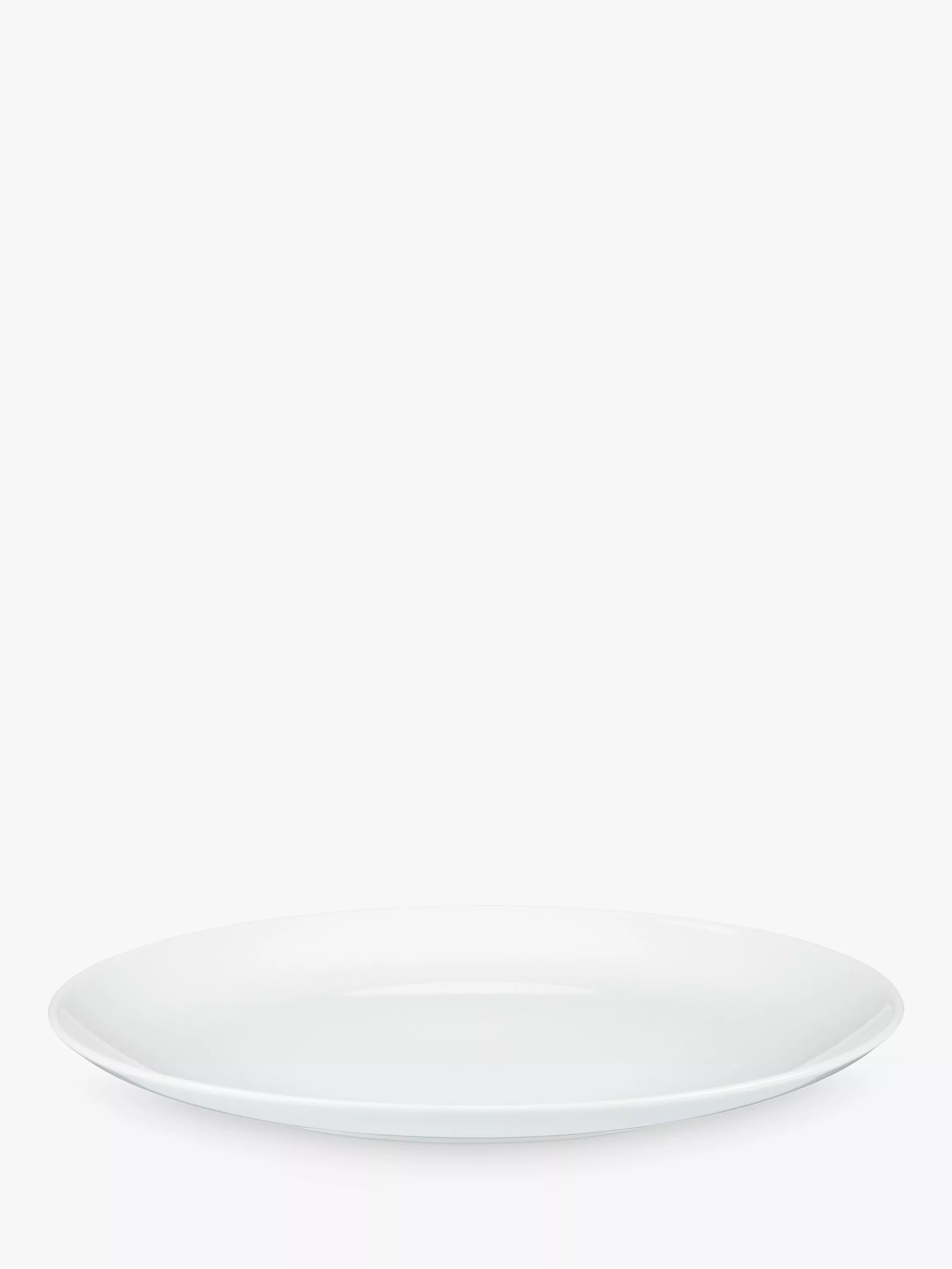 John Lewis porcelain side plate 18cm white - British product