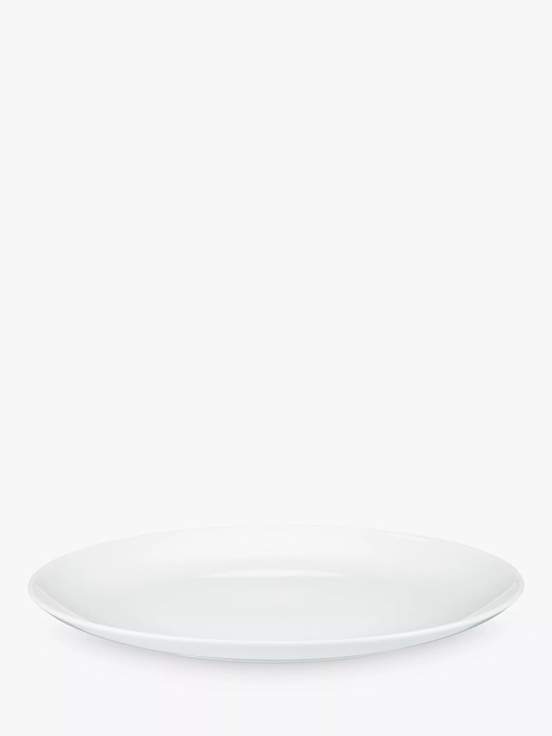 John Lewis porcelain side plate 18cm white - British product