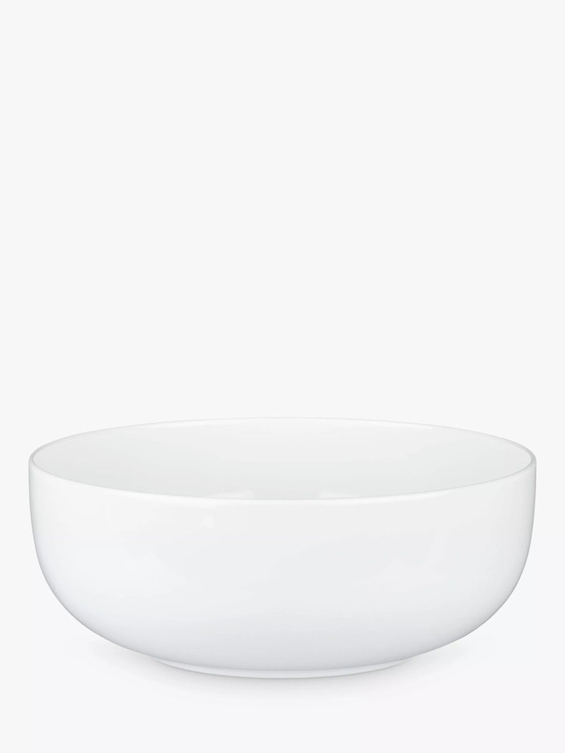 John Lewis Dine porcelain serve bowl white 22cm (British brand)