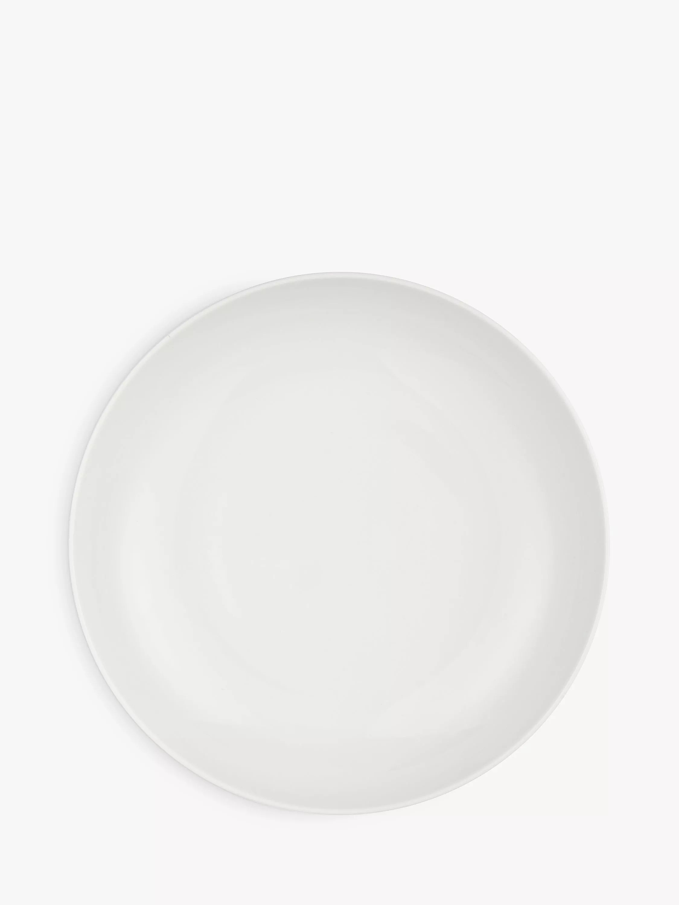 John Lewis porcelain pasta bowl white 24.5cm (British brand)