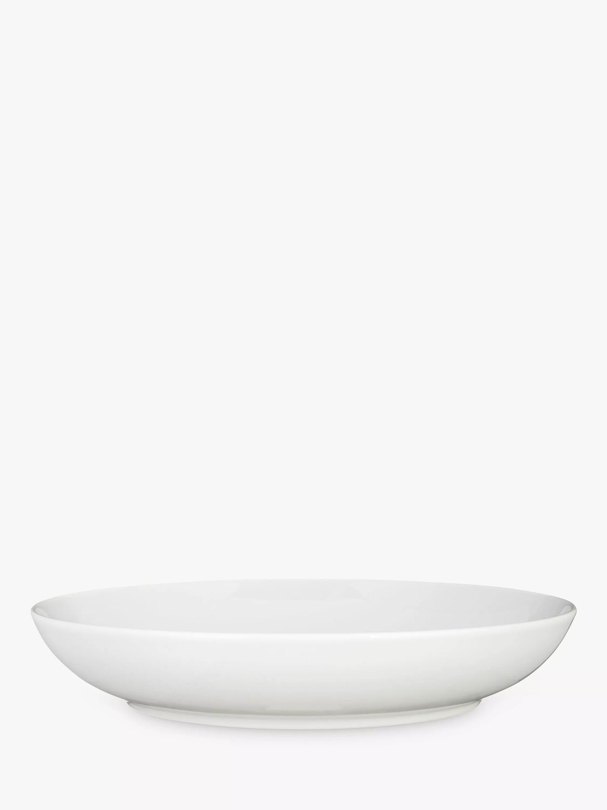 John Lewis porcelain pasta bowl white 24.5cm (British brand)