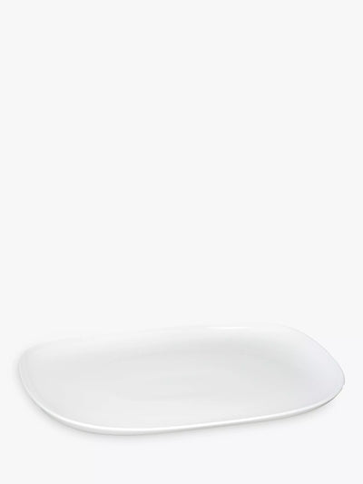 John Lewis John Lewis Dine Porcelain Platter White Tableware 38cm- Buy online at McGrocer