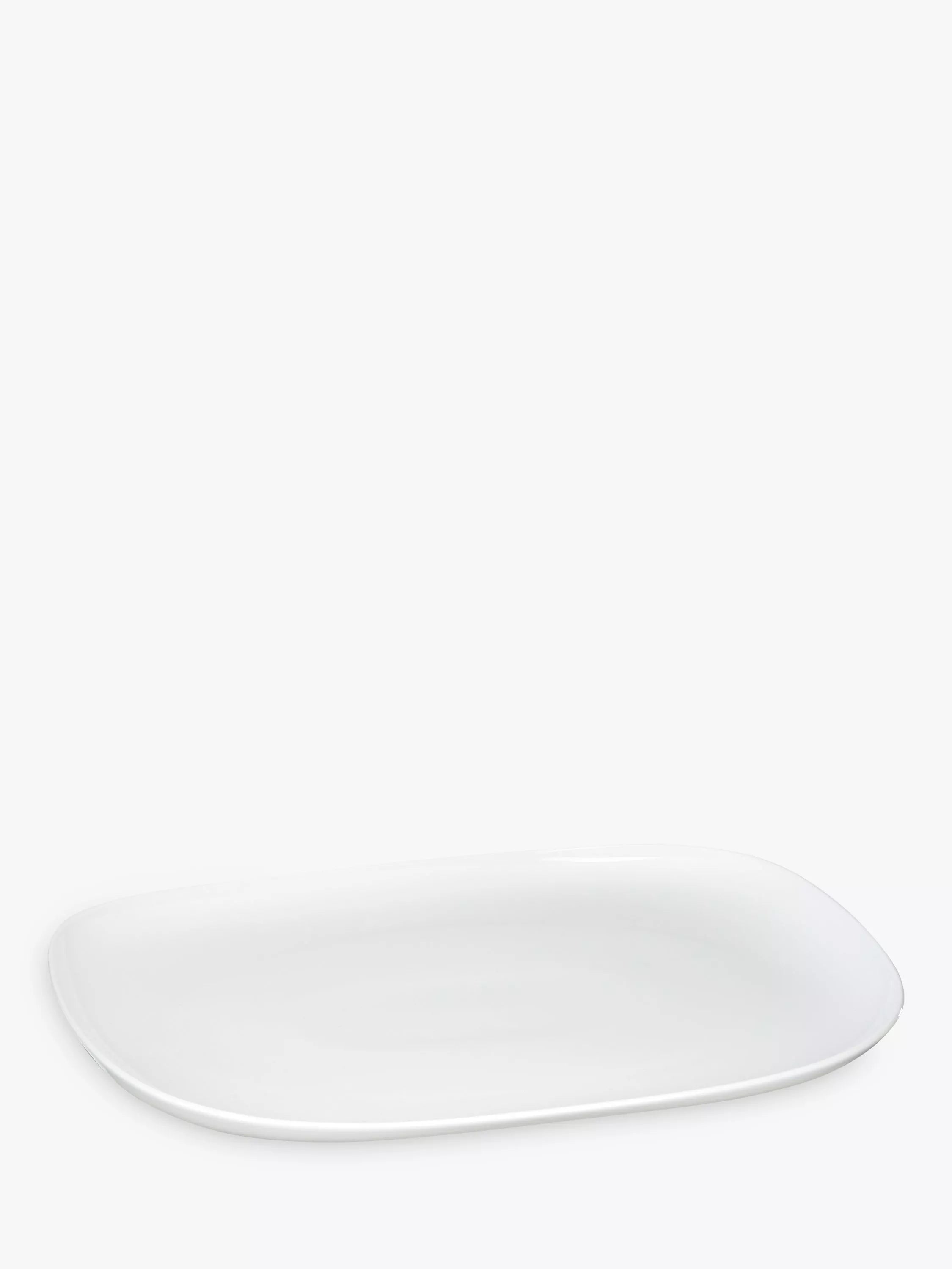 John Lewis porcelain platter white 38cm, UK version