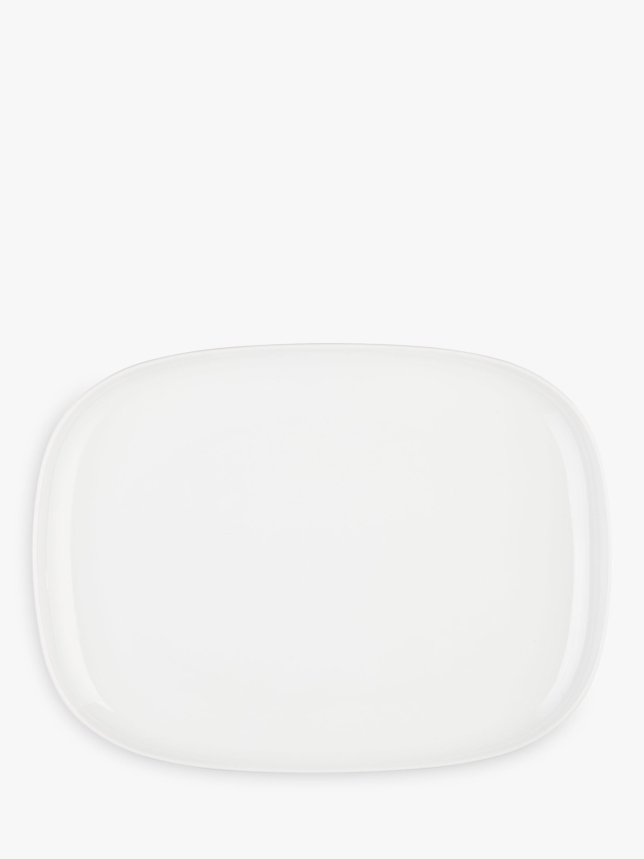 John Lewis porcelain platter white 38cm, UK version