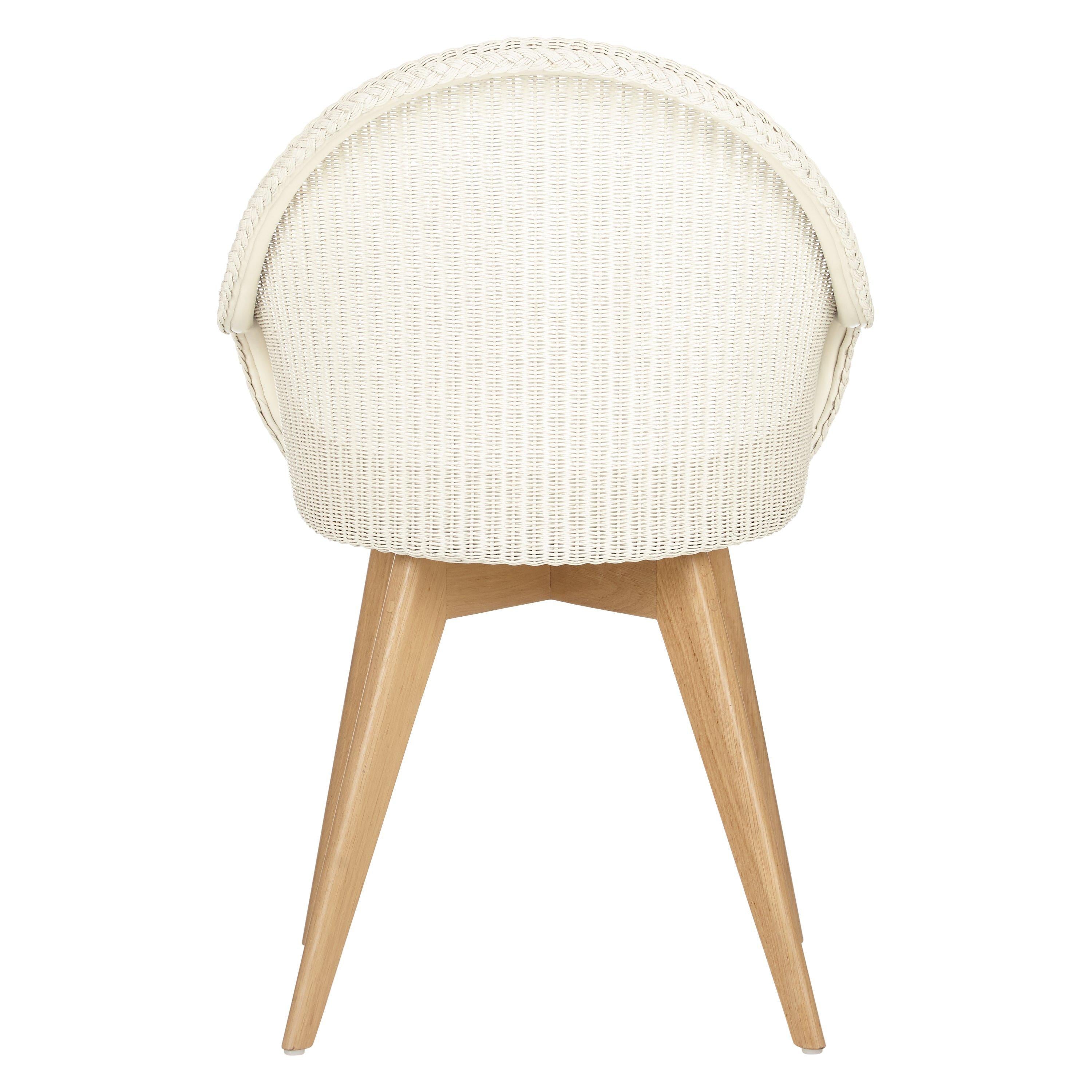 John Lewis Easdale Lloyd loom dining chair with oak legs, UK version
