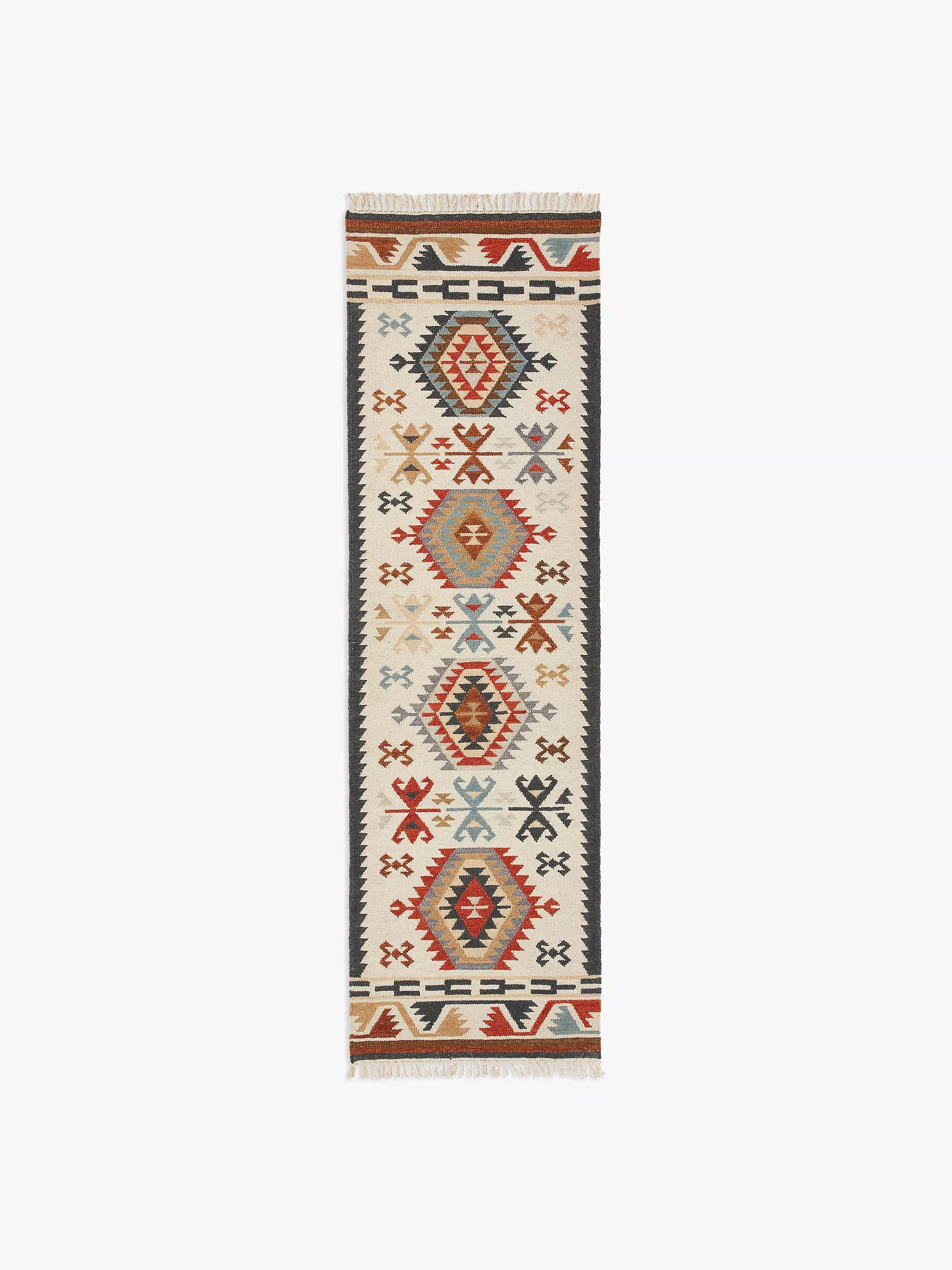 John Lewis Fusion Manisa Kelim Flatweave Wool Rich Rug 180 x 120cm