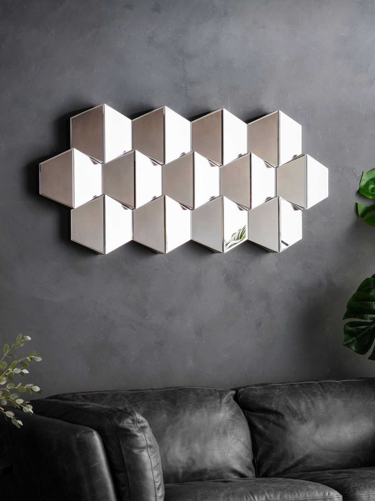Gallery Home Perth wall mirror 110cm x 50cm, imported from the UK