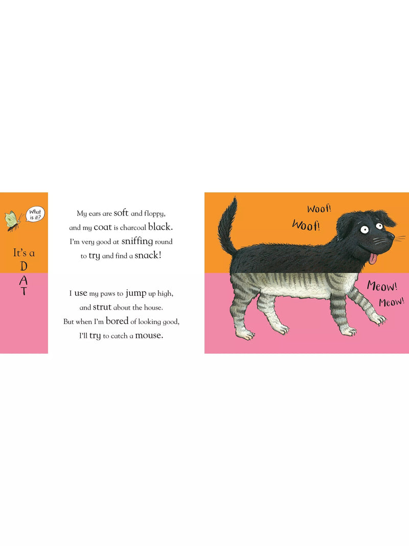 Nosy Crow Flip Flap Pets children's board book, imported from the UK
