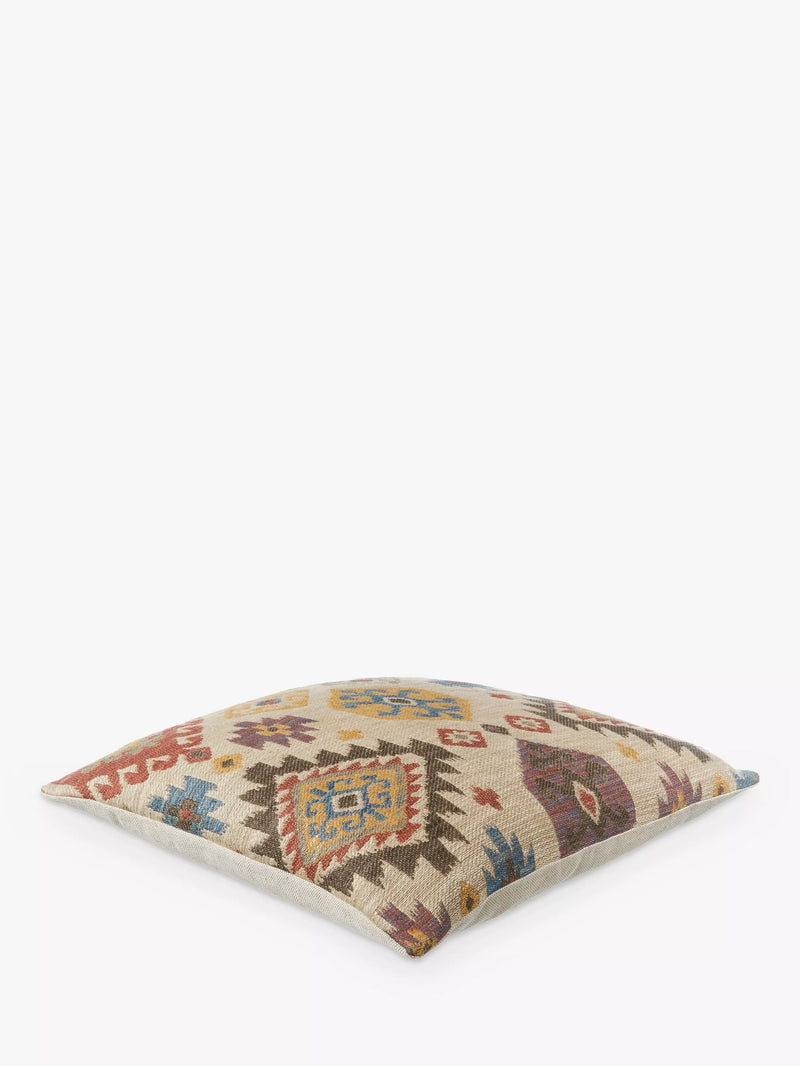 John Lewis Kelim Ikat multi-colour cushion, UK version