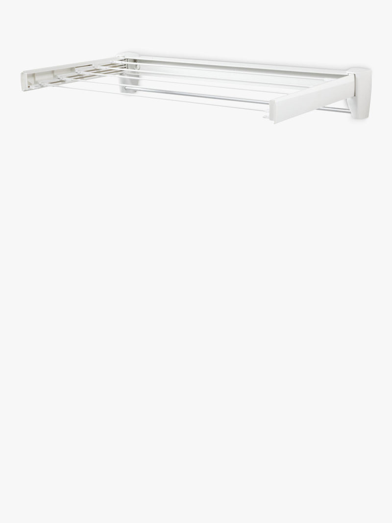 Wall Mounted Clothes Airer with Steel Rails and 3.6m Drying Capacity