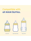 MAM medium flow baby bottle teats pack of 2 (British brand)