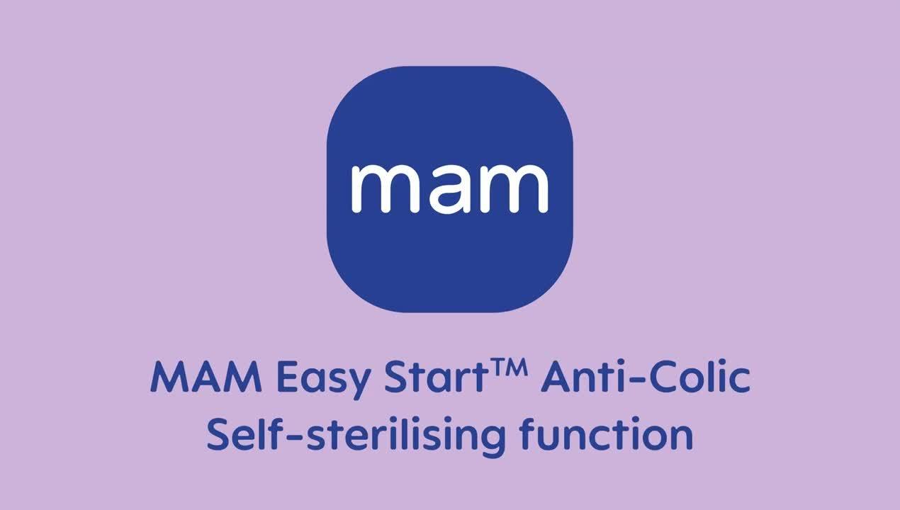 MAM baby bottle feed and soothe set, imported from the UK