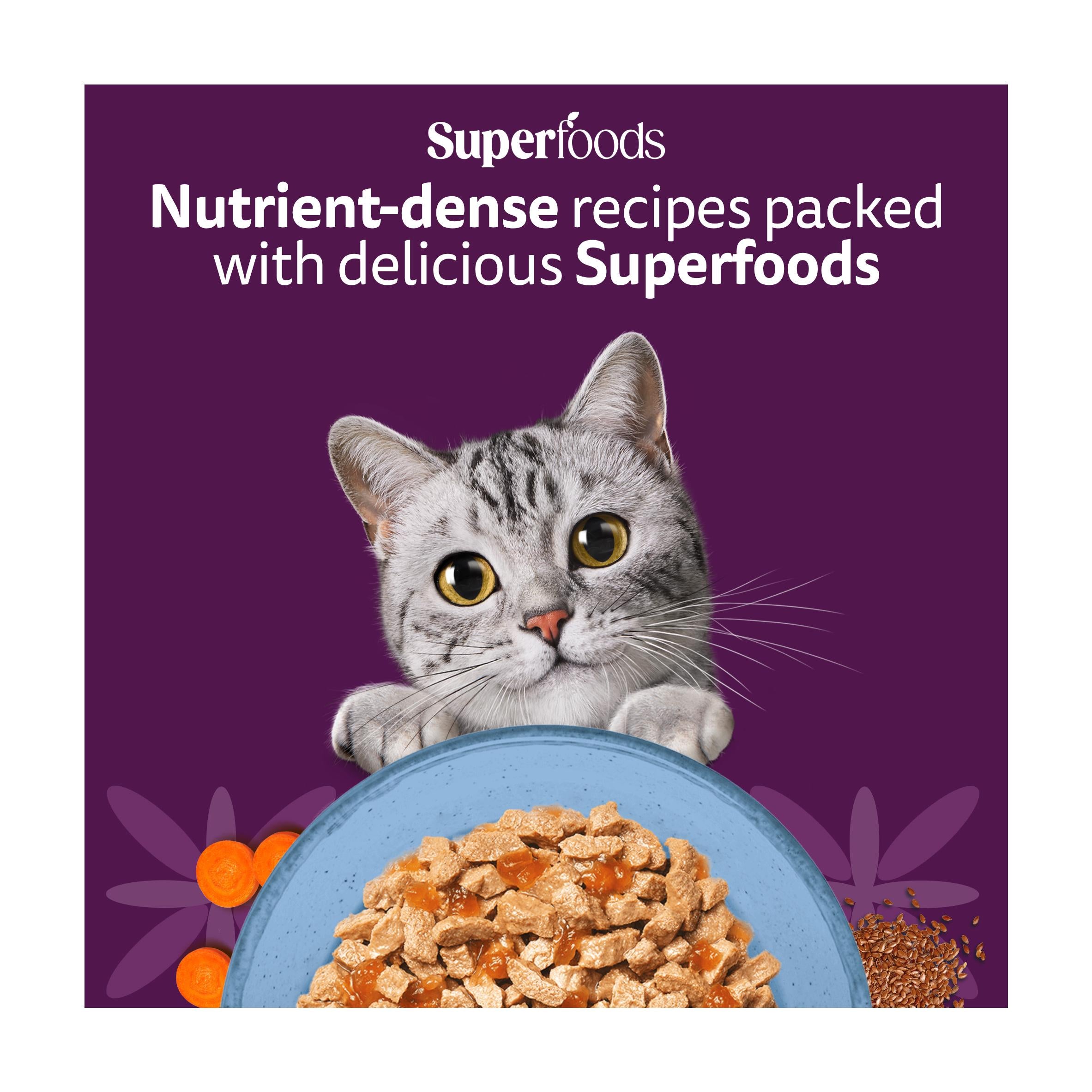 Whiskas wet cat food pouches fish in jelly 6x50g, UK version