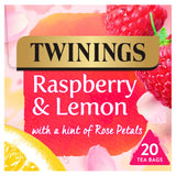 Twinings raspberry lemon fruit tea 20 tea bags (British brand)