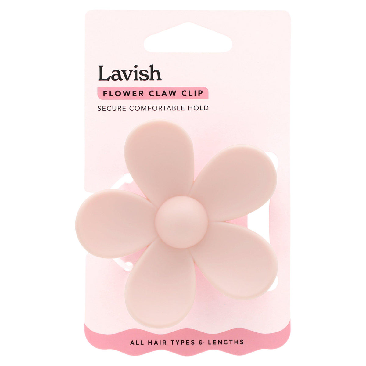 Lavish flower claw clip hair accessory - British product