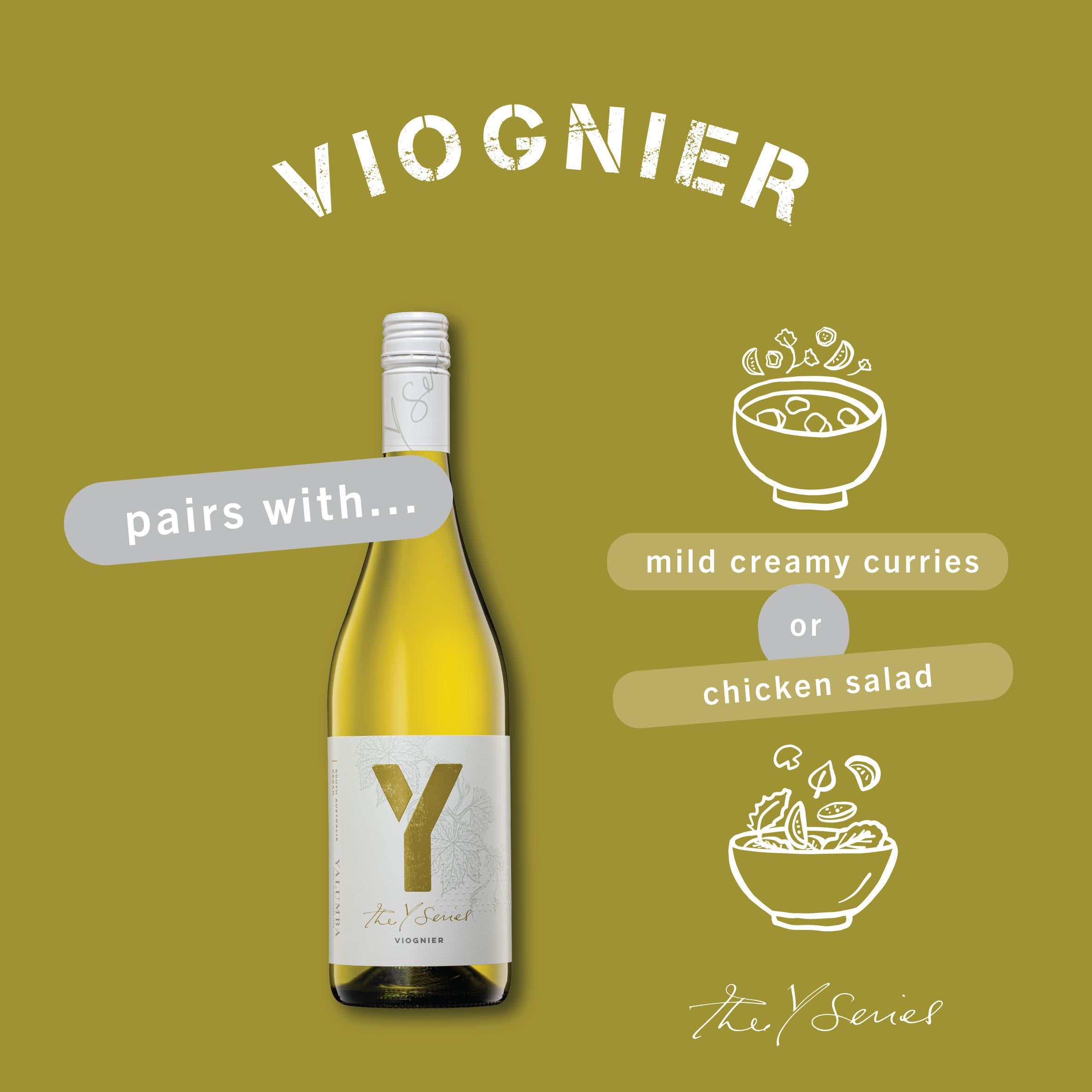 Yalumba Y Series Viognier white wine 75cl (British brand)