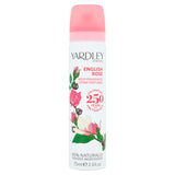 Yardley English Rose body spray 75ml aerosol container (British brand)