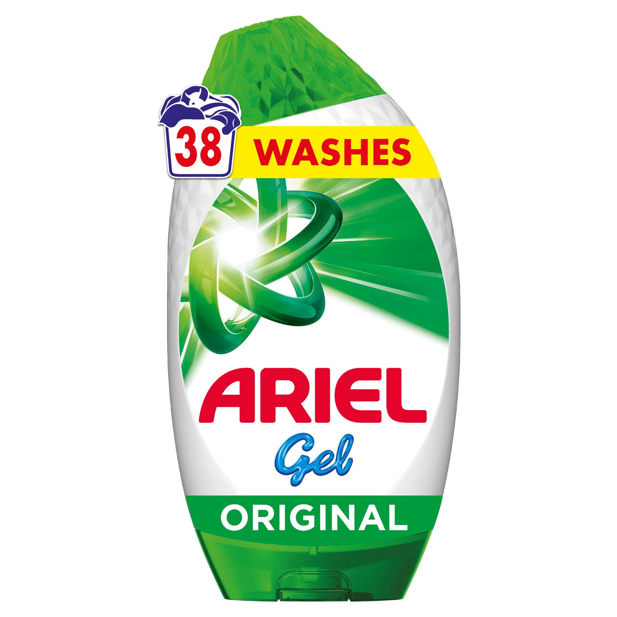 Ariel Original laundry detergent gel 38 washes, UK version
