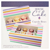 House of Cake cupcake boxes x2 multi-pack, UK version