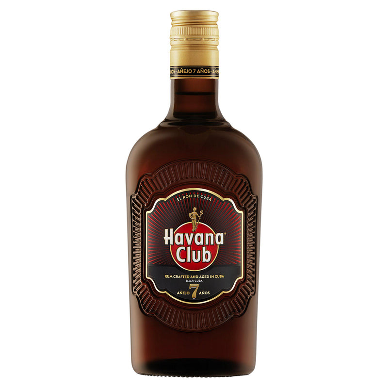 Havana Club 7 Year Old dark rum 70cl, imported from the UK